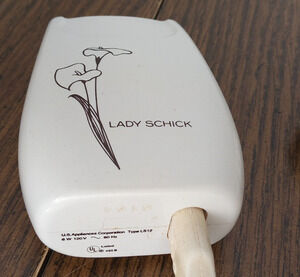 Lady Schick Electric Razor Type LS12 by US Appliance Corporation Tested Works